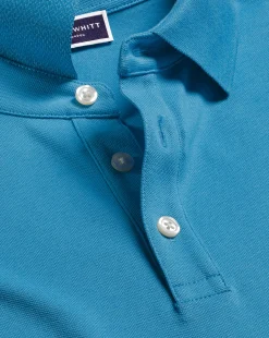 Flash Sale Charles Tyrwhitt Tyrwhitt Pique Polo - Turquoise