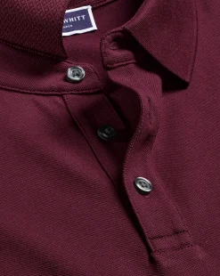 Outlet Charles Tyrwhitt Tyrwhitt Pique Polo - Red Wine