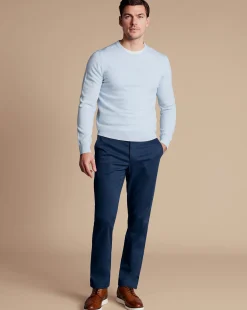 Outlet Charles Tyrwhitt Ultimate Non-Iron Chinos - Blue Royal