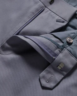 Shop Charles Tyrwhitt Ultimate Non-Iron Chinos - Heather Blue