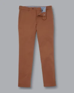 Cheap Charles Tyrwhitt Ultimate Non-Iron Chinos - Toffee