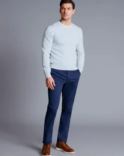 Online Charles Tyrwhitt Ultimate Non-Iron Chinos - Colbalt Blue Cobalt Blue