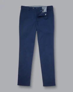 Online Charles Tyrwhitt Ultimate Non-Iron Chinos - Colbalt Blue Cobalt Blue