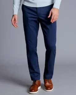Online Charles Tyrwhitt Ultimate Non-Iron Chinos - Colbalt Blue Cobalt Blue