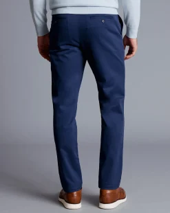 Online Charles Tyrwhitt Ultimate Non-Iron Chinos - Colbalt Blue Cobalt Blue