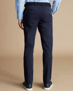 Discount Charles Tyrwhitt Ultimate Non-Iron Chinos - French Navy French Blue