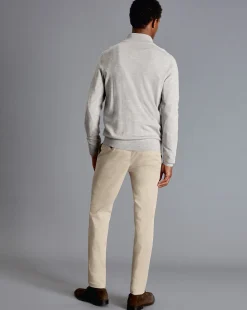 Clearance Charles Tyrwhitt Ultimate Non-Iron Chinos - Stone