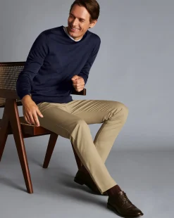Store Charles Tyrwhitt Ultimate Non-Iron Chinos - Tan