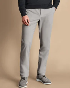 Hot Charles Tyrwhitt Ultimate Non-Iron Chinos - Light Grey