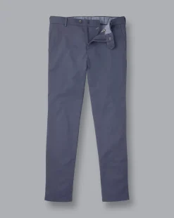 New Charles Tyrwhitt Ultimate Non-Iron Chinos - Steel Blue