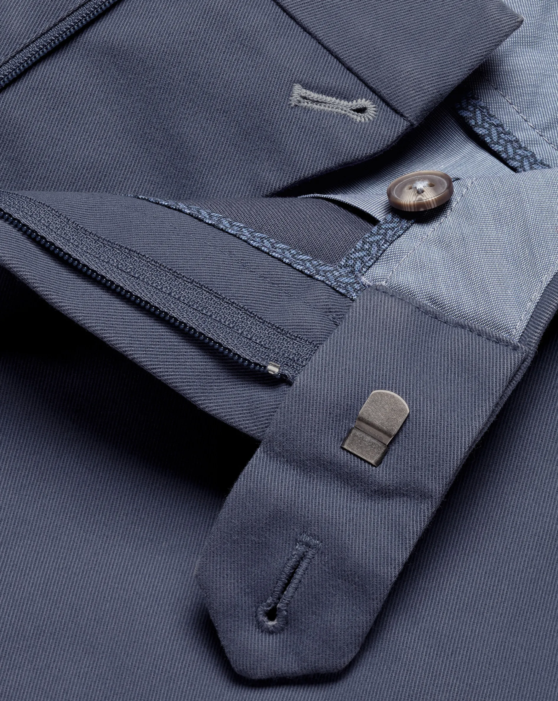New Charles Tyrwhitt Ultimate Non-Iron Chinos - Steel Blue