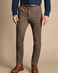Hot Charles Tyrwhitt Ultimate Non-Iron Chinos - Mocha