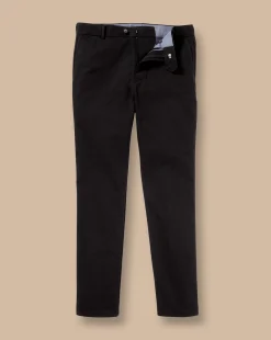 Shop Charles Tyrwhitt Ultimate Non-Iron Chinos - Black