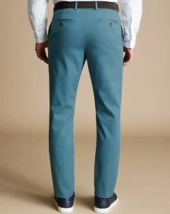 Hot Charles Tyrwhitt Ultimate Non-Iron Chinos - Mid Blue