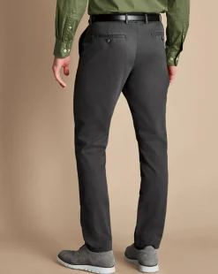 Cheap Charles Tyrwhitt Ultimate Non-Iron Chinos - Dark Grey