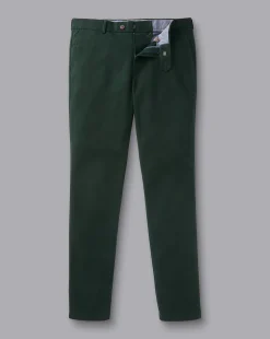 Outlet Charles Tyrwhitt Ultimate Non-Iron Chinos - Green