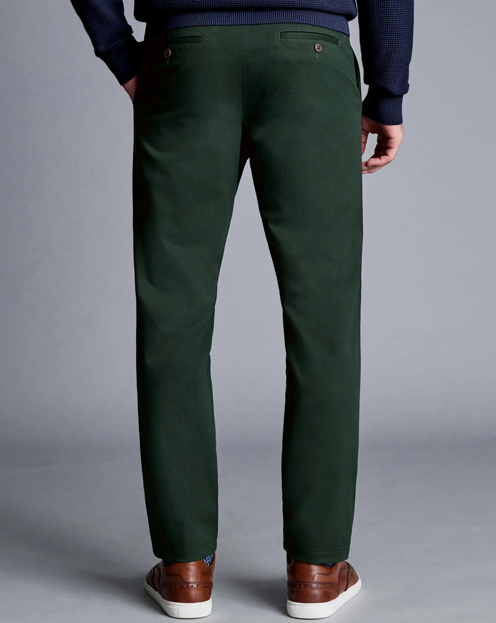 Outlet Charles Tyrwhitt Ultimate Non-Iron Chinos - Green