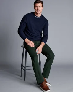 Outlet Charles Tyrwhitt Ultimate Non-Iron Chinos - Green