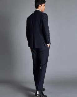 Shop Charles Tyrwhitt Ultimate Performance Suit Jacket - Dark Navy