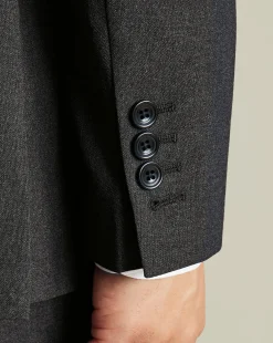 Online Charles Tyrwhitt Ultimate Performance Suit Jacket - Charcoal Charcoal Grey
