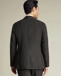 Online Charles Tyrwhitt Ultimate Performance Suit Jacket - Charcoal Charcoal Grey