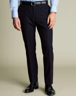 New Charles Tyrwhitt Ultimate Performance Suit Pants - Dark Navy
