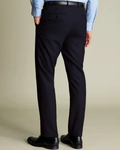 New Charles Tyrwhitt Ultimate Performance Suit Pants - Dark Navy