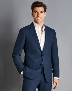 New Charles Tyrwhitt Ultimate Performance Suit Jacket - Steel Blue
