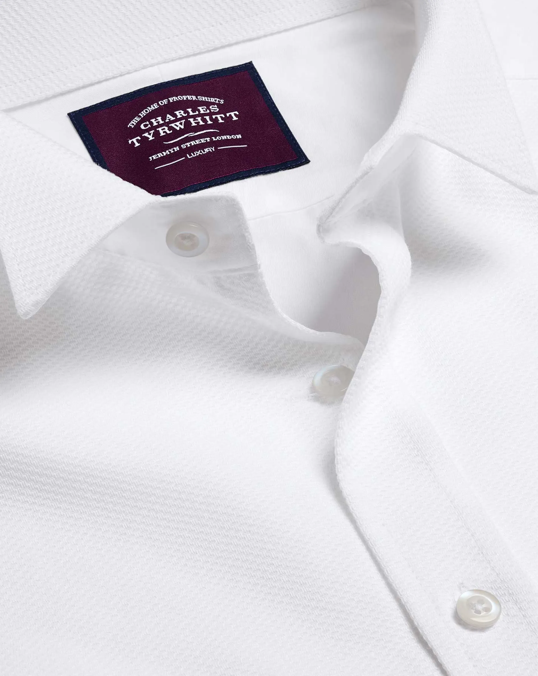 Clearance Charles Tyrwhitt Wing Collar Marcella Bib Tuxedo Shirt - White