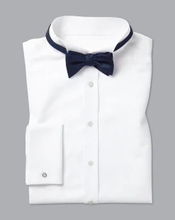 Clearance Charles Tyrwhitt Wing Collar Marcella Bib Tuxedo Shirt - White