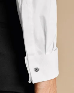 Clearance Charles Tyrwhitt Wing Collar Marcella Bib Tuxedo Shirt - White