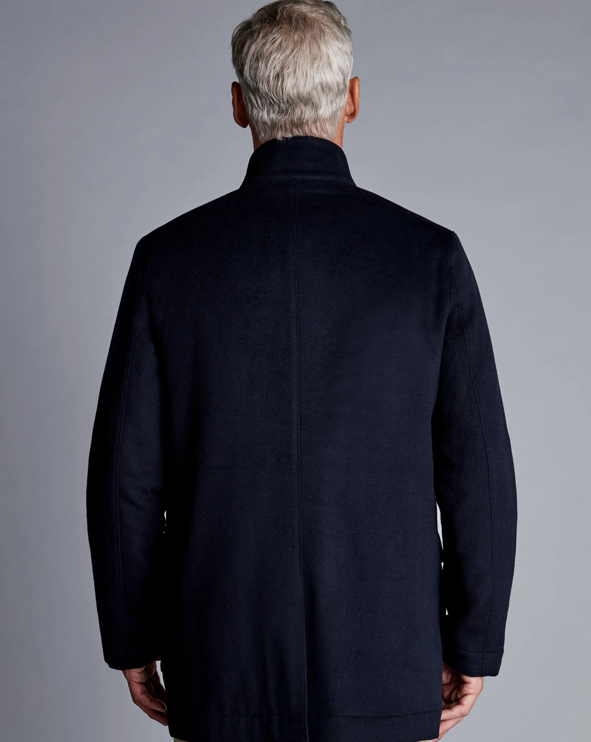 Hot Charles Tyrwhitt Wool Car Coat - Navy