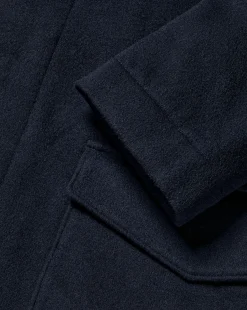 Hot Charles Tyrwhitt Wool Car Coat - Navy