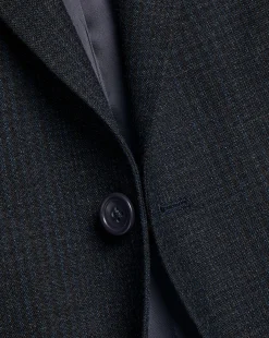 Sale Charles Tyrwhitt Wool Check Jacket - Denim Blue