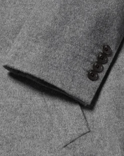 Fashion Charles Tyrwhitt Wool Overcoat - Light Grey