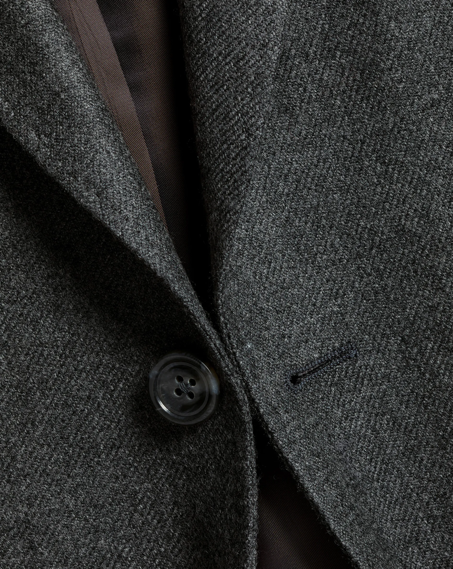 New Charles Tyrwhitt Wool Texture Jacket - Grey